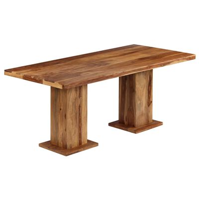 vidaXL Massive Dining Table Solid Sheesham Wood 175x90x77 cm