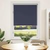 vidaXL Roller blind blackout 124.4x175 cm Fabric Width 120 cm marine