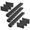 vidaXL Drainage Channels Plastic 3 m