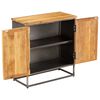 vidaXL Sideboard Recycled Teak and Steel 65x30x70 cm
