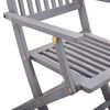 vidaXL Folding Outdoor Chairs 6 pcs Solid Acacia Wood