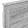 vidaXL Headboard with Headboard Grey Sonoma 75 cm Engineered wood