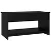 vidaXL Coffee Table Black 102x50x52.5 cm Engineered Wood