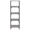 vidaXL Bookshelf Grey Sonoma 50x33x153 cm Engineered Wood