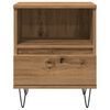 vidaXL Bedside Cabinet Artisan Oak 40x35x50 cm Engineered Wood