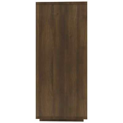 vidaXL Sideboard Brown Oak 120x30x75 cm Engineered Wood