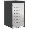 vidaXL Wheelie Bin Storage with Planter Roof for 240L Bin Steel