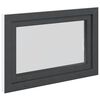 vidaXL Basement Window "RISOR" 90x70 cm Tilt&Turn DIN Right Anthracite