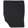vidaXL Car Mat 4 pcs Black Rubber
