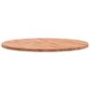 vidaXL Table Top &Oslash;80x2.5 cm Round Solid Wood Beech
