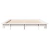 vidaXL Bed Frame without Mattress White 140x190 cm Solid Wood Pine