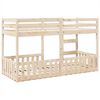vidaXL Bunk Bed 80x200 cm Solid Wood Pine