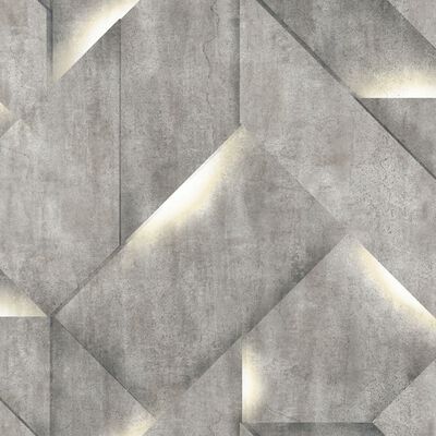 DUTCH WALLCOVERINGS Wallpaper Onyx Dark Grey