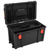 vidaXL Portable Flight Case Black 57x35x32.5 cm PP
