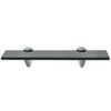 vidaXL Floating Shelves 2 pcs Glass 30x10 cm 8 mm