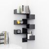 vidaXL Wall Corner Shelf 2 pcs Grey 40x40x50 cm Engineered Wood