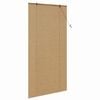 vidaXL Roller Blind with Curtains Manual Brown 120 x 220 cm Bamboo