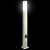 vidaXL Bollard Lights with Outlet 3 pcs 80 cm Stainless Steel IP44