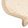 vidaXL Stair Mats 10 pcs 65x21x4 cm Cream Half Round Large