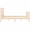 vidaXL Bed Frame without Mattress Small Double Solid Wood Pine