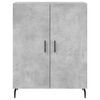 vidaXL Highboard Concrete Grey 69.5x34x180 cm Engineered Wood