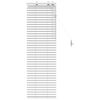 vidaXL Venetian Blind White 45 x 130 cm 35 mm Solid Paulownia Wood