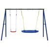 vidaXL Outdoor Swing Set with Swing and Saucer Swing