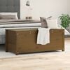 vidaXL Storage Box Honey Brown 110x50x45.5 cm Solid Wood Pine