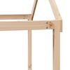 vidaXL High Sleeper Bed without Mattress 90x190 cm Single Solid Wood Pine