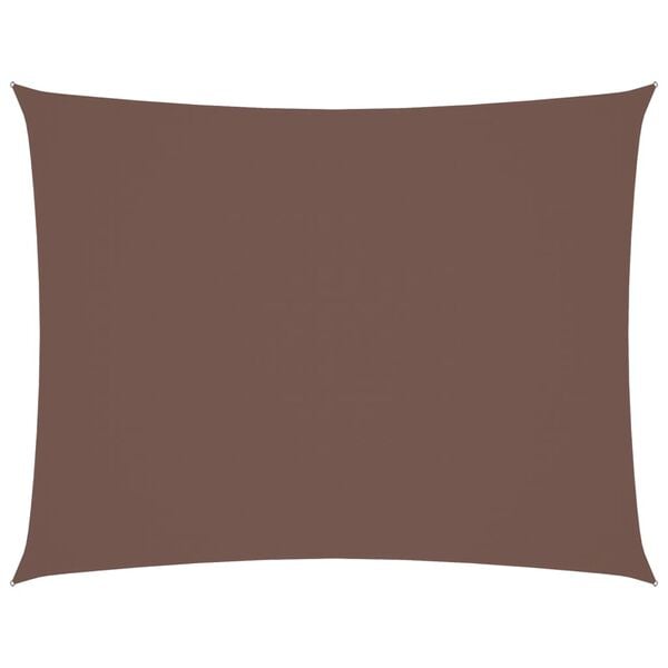 vidaXL Sunshade Sail Oxford Fabric Rectangular 4x6 m Brown