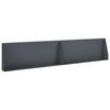 vidaXL Retaining Wall 2 pcs 100 x 12 x 30 cm Steel Anthracite