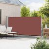 vidaXL Patio Retractable Side Awning 180x500 cm Brown