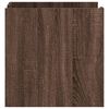 vidaXL Bedside Cabinet Brown Oak 45x50x50 cm Engineered Wood