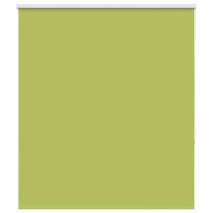 vidaXL Roller Blind Blackout Leaves Green 120x130 cm Fabric Width 116.6 cm Polyester