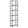 vidaXL Bookshelf Grey Sonoma 50x33x188.5 cm Engineered Wood