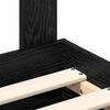 vidaXL Bed Frame with Drawer Black Oak 180 x 200 cm Engineered Wood