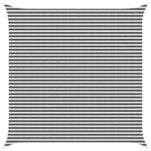 vidaXL Sunshade Sail Anthracite and White 5 x 5 m HDPE