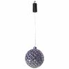 Luxform Battery LED Hanging Lamp " Ball Diamonds" Silver