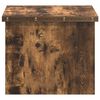 vidaXL Coffee Table Smoked Oak 55 x 54.5 x 45 cm Engineered wood
