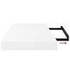 vidaXL Floating Wall Shelf High Gloss White 50x23x3.8 cm MDF