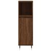 vidaXL 3 Piece Bathroom Cabinet Set Brown Oak Engineered Wood