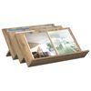 vidaXL Magazine Rack Artisan Oak 65 x 53 x 28.5 cm Engineered Wood