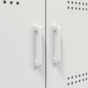 vidaXL TV Cabinets 2 pcs White 68x39x50.5 cm Steel