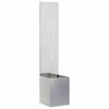 vidaXL Garden Privacy Screen Sliver 32 x 150 cm Stainless steel