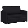 vidaXL Folding Sofa Bed Black 124 x 71 x 78 cm PVC