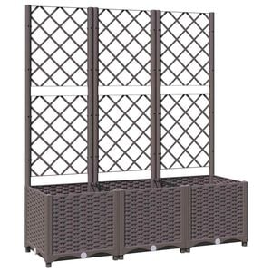 vidaXL Garden Brown 120 x 40 x 136 cm