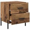 vidaXL Bedside Cabinet Old Wood 40 x 35 x 47.5 cm Engineered Wood