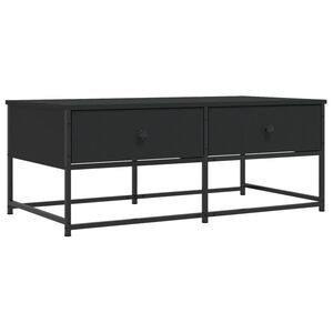 vidaXL Coffee Table Black 100x51x40 cm Engineered Wood
