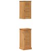 vidaXL Bathroom Furniture Set VIGO 2 pcs Brown and Honey Brown