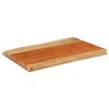 vidaXL Table Top 50x40x3.8 cm Rectangular&nbsp;Solid Wood Acacia Live Edge
